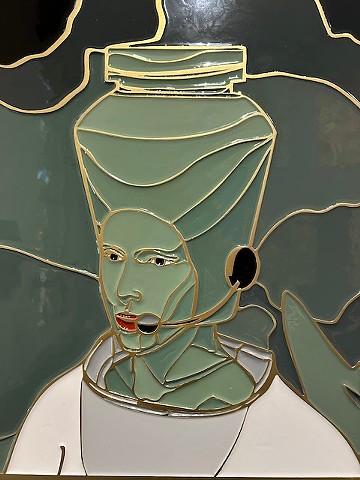 A line will convey good news to you: Harriett (detail)