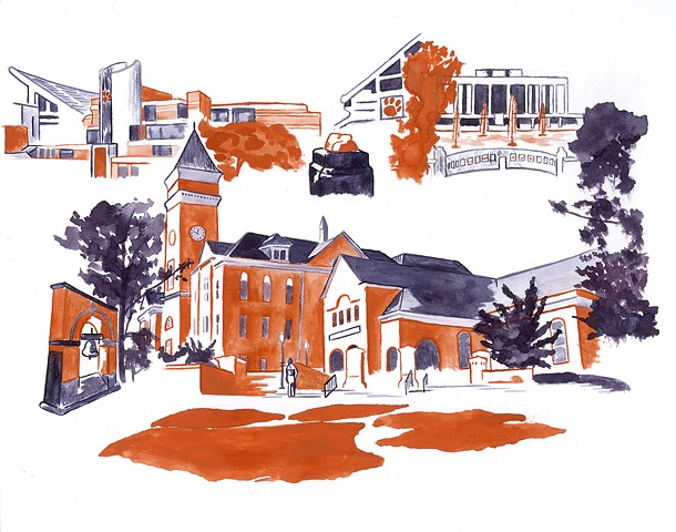 Clemson Doodle