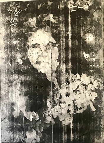portrait in collage