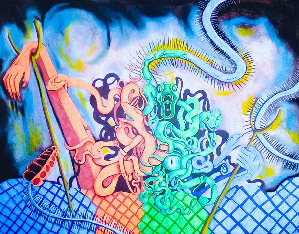 "Self-Inflicted Gorgon Wound" by Pamela Torres