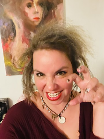Adrian Amiro, in her Art Studio. Recipient of the A.B.F.M. Magazine® Art Studio Prize.