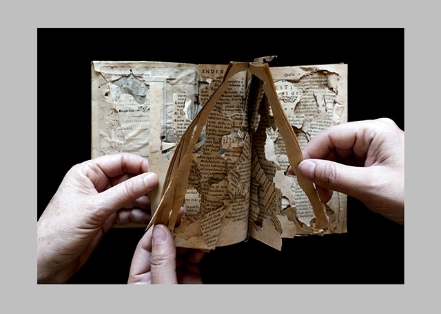 WORMHOLED BOOKS FROM THE BURGOA COLLECTION