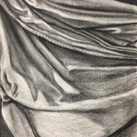 Drawing of a Drapery 
