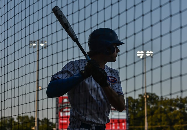 Gulfport’s Ethan Surowiec (11) warms up during the MHSAA class 6A baseball championships at Trustmark Park in Pearl, Miss., Thursday, June 1, 2023.