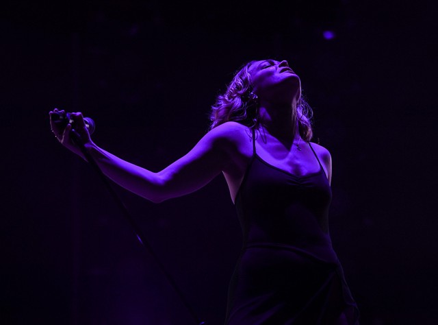 Maggie Rogers performs at Bonnaroo in Manchester, Tenn., Friday, June 14, 2024.