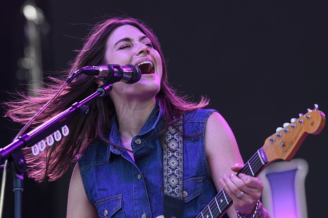 Larkin Poe performs at Bonnaroo in Manchester, Tenn., Friday, June 14, 2024.