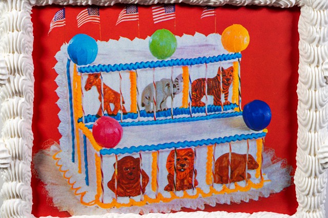 American Animal Jail Cake Cake (detail)