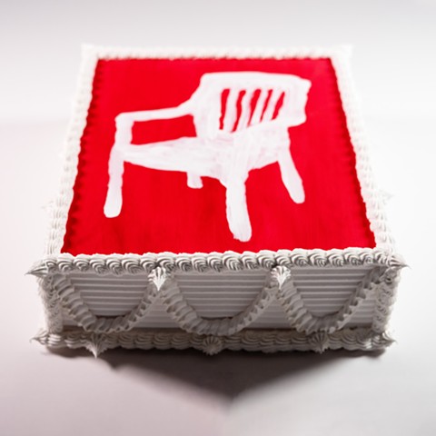 chair in hell cake (detail)