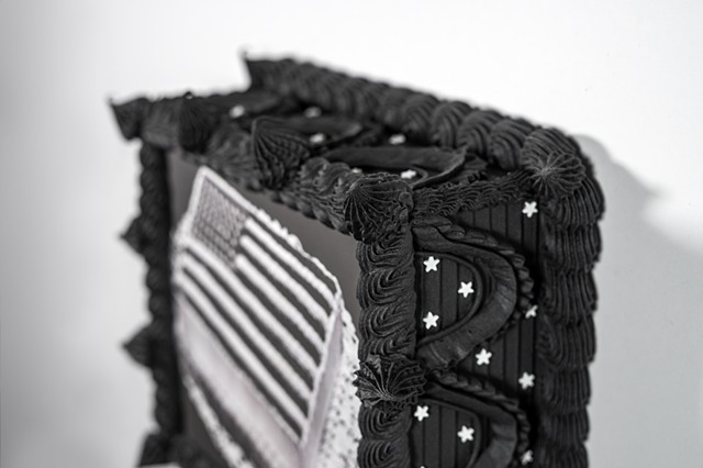 American Flag Cake Cake (detail)