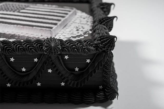 American Flag Cake Cake (detail)