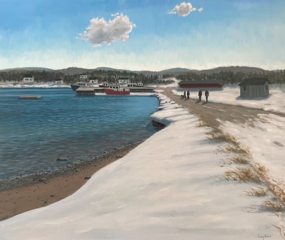 "Waiting for the Thaw: Dingwall Harbour, Cape Breton"