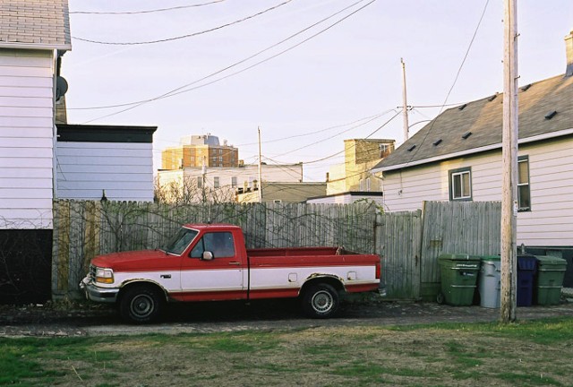 Untitled (Red Pickup)