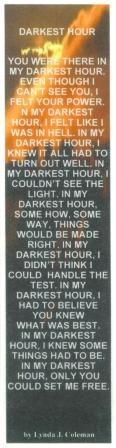 Darkest Hour (Bookmark)