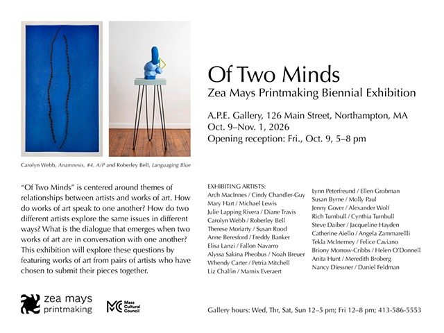 Of Two Minds : Zea Mays Printmaking Biennial Exhibition
