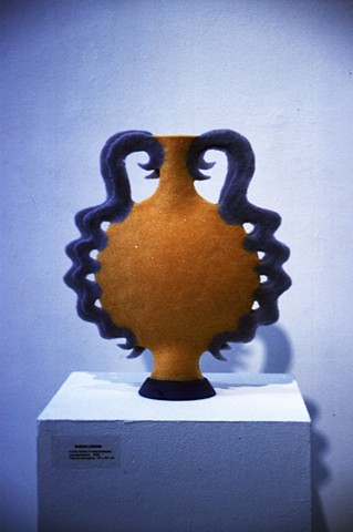 Amphora: Pumpkin/Cobalt