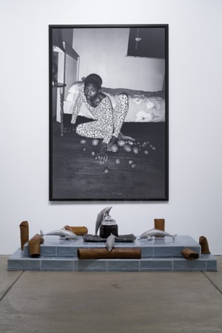 Commemoration, detail (Accompanied by sculpture"A Window I Exhale Through")