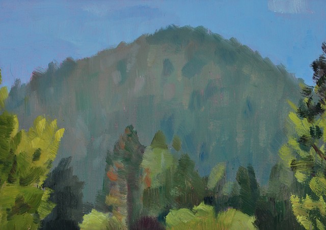 Summer Butte from Balcony III