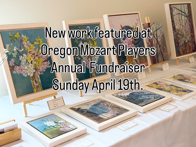 Artwork at Oregon Mozart Players Fundraiser