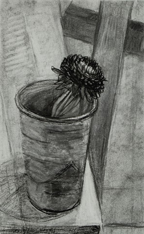 Dark Flower I (with Easel Leg)