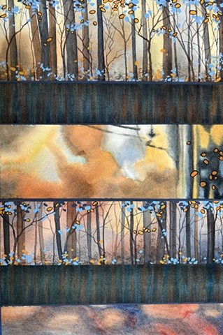 Patricia Carr original artwork watercolor Market Gallery Roanoke VA