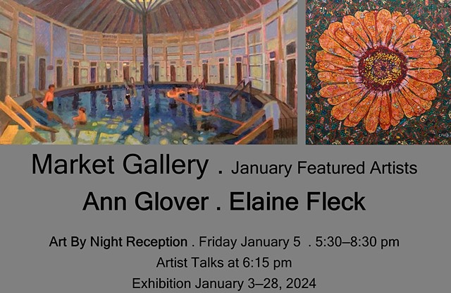 January 2024 Featured Artists: Ann Glover . Elaine Fleck