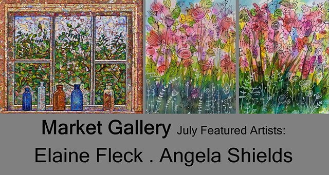 July 2021 Featured Artists: Elaine Fleck & Angela Shields