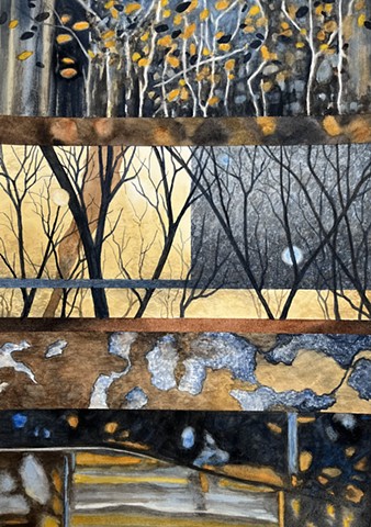 Patricia Carr original artwork watercolor Market Gallery Roanoke VA