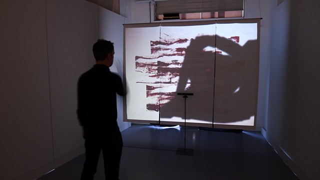 vue de l'installation-galerie Engramme-2012