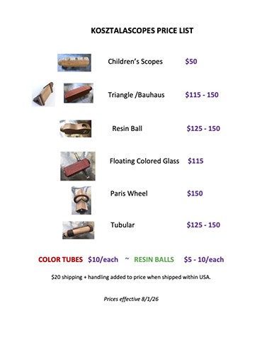 PRICES effective 8/1/2026
