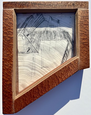 Katilin's Attic Light (Broken Pane Wedge Window)