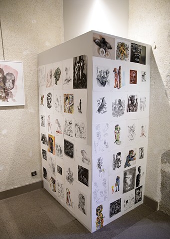 exposition dessins noir & blanc et couleurs