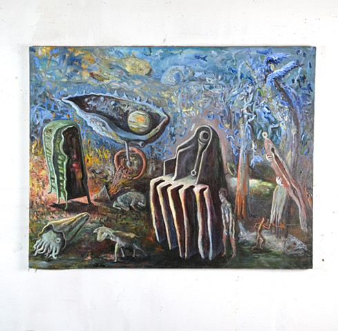 peinture à l'huile sur toile