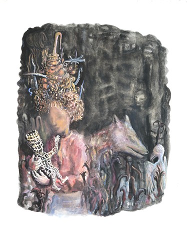 Gouache sur papier