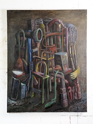 peinture à l'huile sur toile