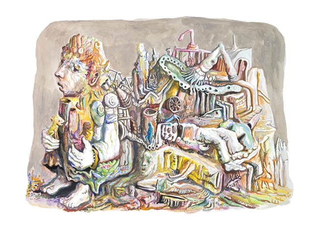 Gouache sur papier