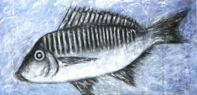 Fish # 6  c. 1994  198 x 200 cm