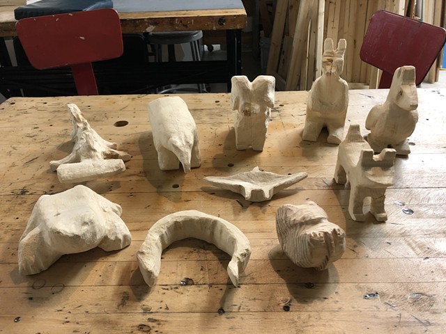 Carved Animals