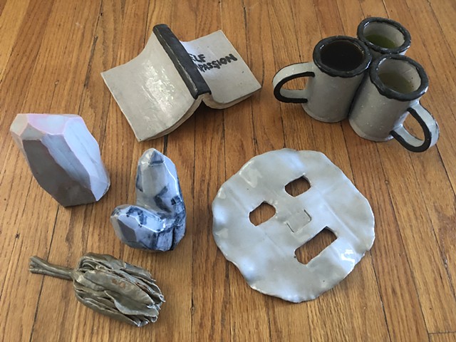 Self Care Objects, glazed ceramic, 2021-present (ongoing)