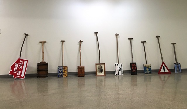 Installation view of "Leaving the Known"