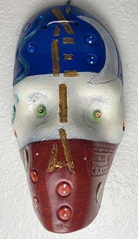 onodream, Edwin Vasquez, masks, ceramic