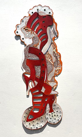 Louis Jacinto, Leigh Salgado, Chicano Art, Paper Art, Fine Art