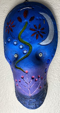 onodream, Edwin Vasquez, masks, ceramic