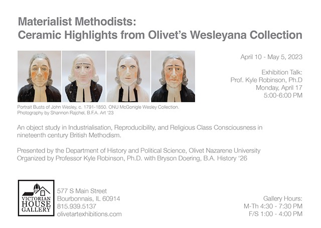 Materialist Methodists: Ceramic Highlights from Olivet's Wesleyana Collection