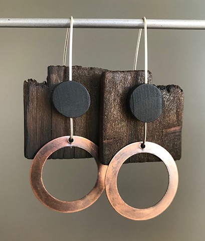 salvaged old growth redwood & copper