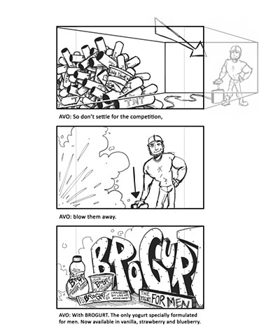 Brogurt Ad Storyboard (Page 4)