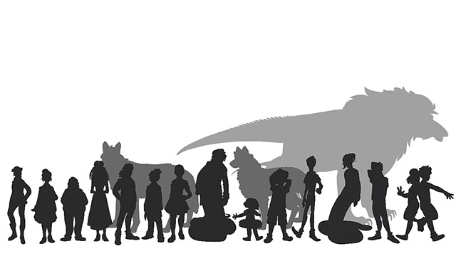 Of Monsters & Men - Cast Lineup Silhouette Test