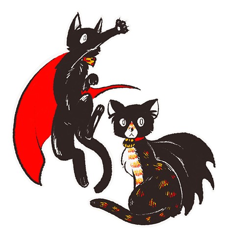 Frankie & Jiji Vinyl Print