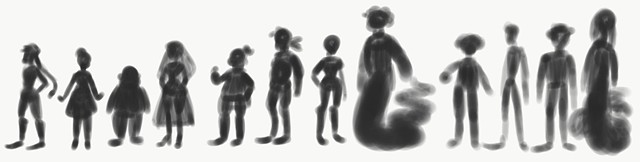 Of Monsters & Men - Cast Lineup Rough Silhouette Test