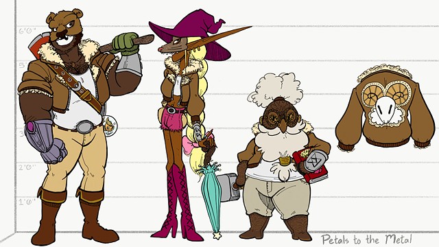 The Adventure Zone Character Design - Petals to the Metal Arc