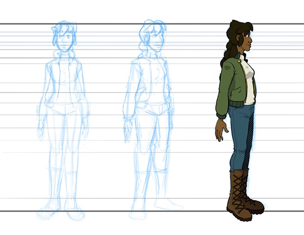 Casey de la Cruz - Character Turnaround